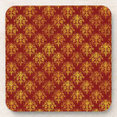 Reicher Feiertags-Damast Untersetzer (Vorderseite)