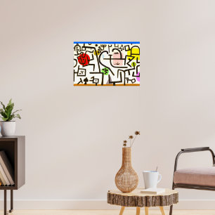 Reicher Hafen Abstract Art Poster