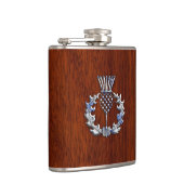 Reicher hölzerner schottischer flachmann (Rechts)