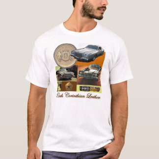 Reicher korinthischer lederner T - Shirt