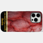 Reicher Marmor mit auffallenden Details Case-Mate iPhone Hülle (Rückseite (Horizontal))