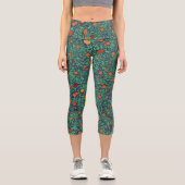 Reicher Orchard: Vintages Baummuster. Capri Leggings (Vorderseite)