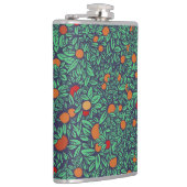 Reicher Orchard: Vintages Baummuster. Flachmann (Rechts)