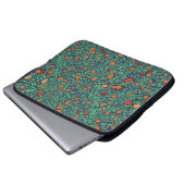 Reicher Orchard: Vintages Baummuster. Laptopschutzhülle (Vorne Knopf)
