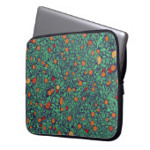 Reicher Orchard: Vintages Baummuster. Laptopschutzhülle (Vorderseite Links)