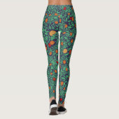 Reicher Orchard: Vintages Baummuster. Leggings (Rückseite)