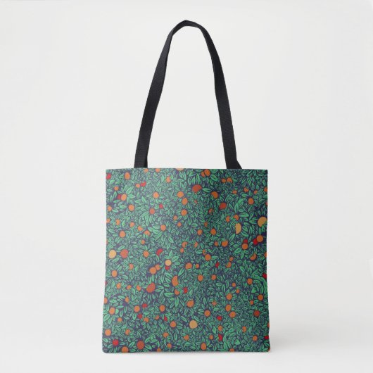 Reicher Orchard: Vintages Baummuster. Tasche (Vorderseite)