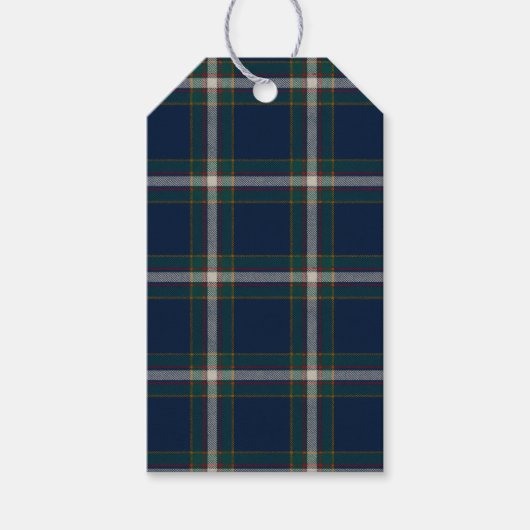 Reicher Tartan Geschenkanhänger (Vorderseite)