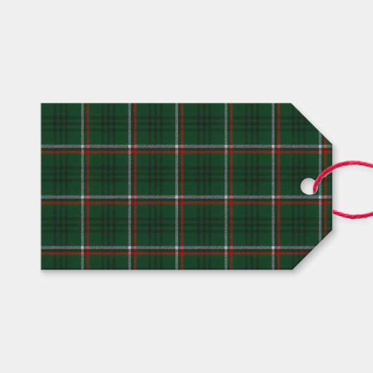 Reicher Tartan Geschenkanhänger (Vorderseite (Horizontal))