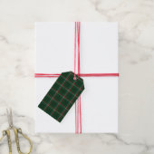 Reicher Tartan Geschenkanhänger (Mit Garn)