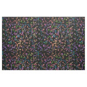 Reicher warmer Musiknoten-buntes schwarzes Gewebe Stoff (Fat Quarter (45,7 x 55,9 cm))