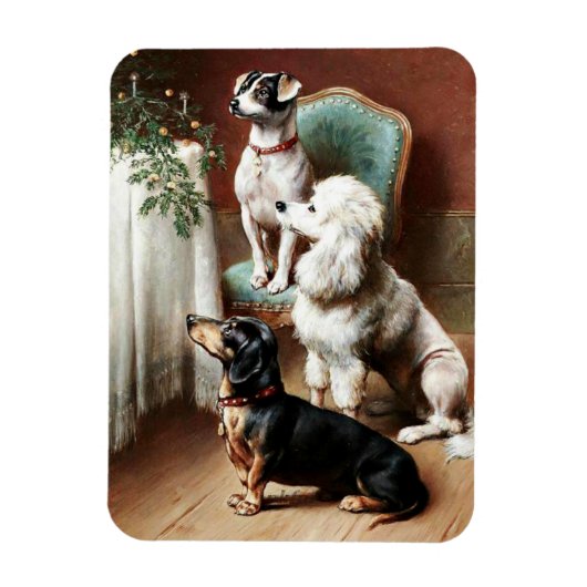 Reichert - Eine Weihnachtsfeier, ein Gemälde, Magnet (Vertikal)