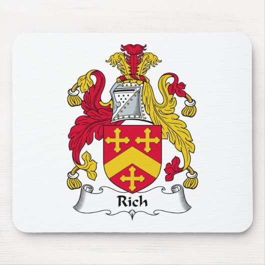 Reiches Familienwappen Mousepad (Vorne)