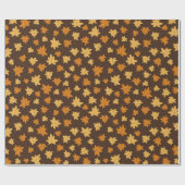 Reiches Herbstlaub Geschenkpapier (Flach)