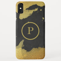 *~* reiches Monogramm-Gold u. schwarze Tafel
