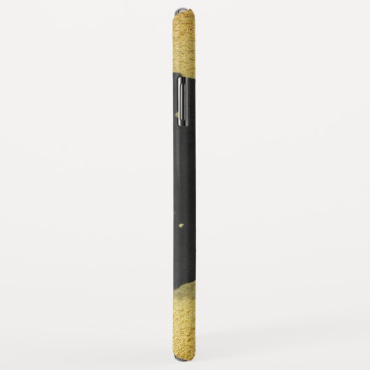 *~* reiches Monogramm-Gold u. schwarze Tafel Case-Mate iPhone Hülle (Hinten/Rechts)