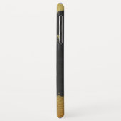 *~* reiches Monogramm-Gold u. schwarze Tafel Case-Mate iPhone Hülle (Hinten/Links)