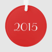 Reiches Rot-karierte Gymnastik mit Monogramm Ornament (Rückseite)