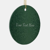 Reiches Smaragdgrün Keramikornament (Rechts)