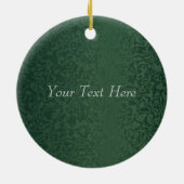 Reiches Smaragdgrün Keramikornament (Hinten)