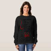 Reichet Mir Den Wein, Wine Glasses Set Sweatshirt (Vorne ganz)
