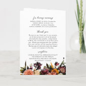 Reichhaltiges Frühjahrsprogramm für farbenfrohe ge Einladung (Rückseite)