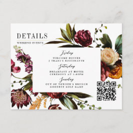 Reichhaltigkeit der Frühlingsblüte Begleitkarte