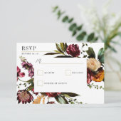 Reichhaltigkeit der Frühlingsblüte RSVP Karte (Stehend Vorderseite)