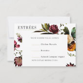 Reichhaltigkeit der Frühlingsblüte RSVP Karte (Rückseite)