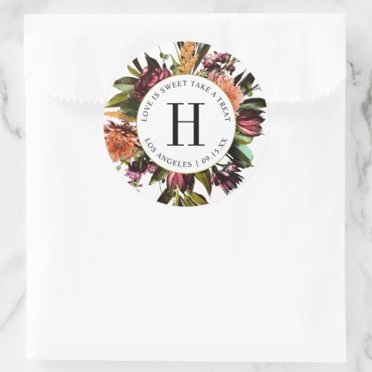 Reichhaltigkeit der Frühlingsblüte Runder Aufkleber (Tasche)