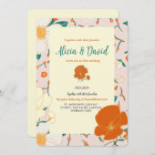 Reichhaltigkeit der Vintagen Einladung des Frühlin (Vorne/Hinten)