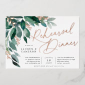 reichlich Foliage | Abendessen Probe Folieneinladung (Vorderseite)