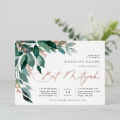 reichlich Foliage | Bat Mitzvah Folieneinladung (Stehend vorne)