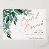 reichlich Foliage | Brautparty Brunch Folieneinladung (Vorderseite)