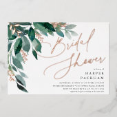 reichlich Foliage | BRAUTPARTY Folieneinladung (Vorderseite)