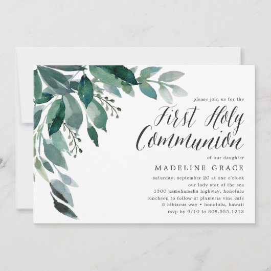 reichlich Foliage | Erste Einladung zur Heiligen K (Vorderseite)