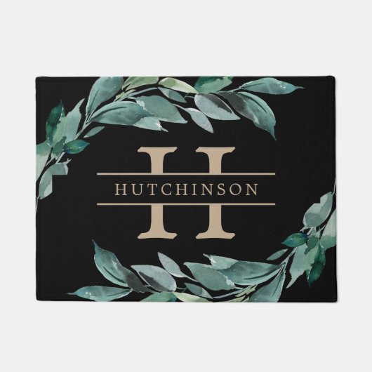 reichlich Foliage Monogramm Fußmatte (Vorderseite)