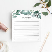reichlich Foliage | Personalisiert Linde Notizblock