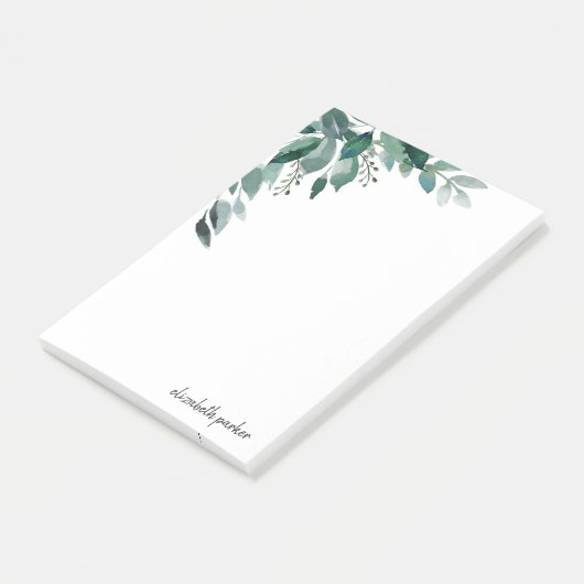 reichlich Foliage | PERSONALISIERT Post-it Klebezettel (angewinkelt)