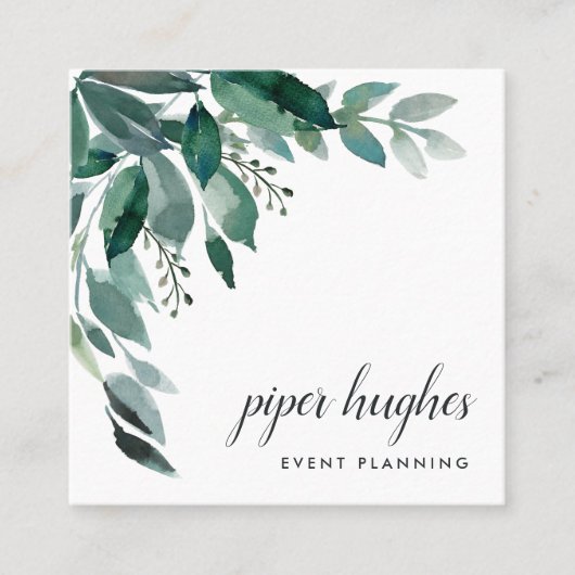 reichlich Foliage Quadratische Visitenkarte (Vorderseite)