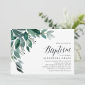 reichlich Foliage | Tauflanung Einladung (Stehend Vorderseite)