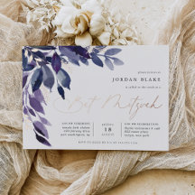 reichlich Foliage | Violet Botanical Bat Mitzvah