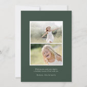 reichlich | Fotokarte für den Urlaub Feiertagskarte (Rückseite)