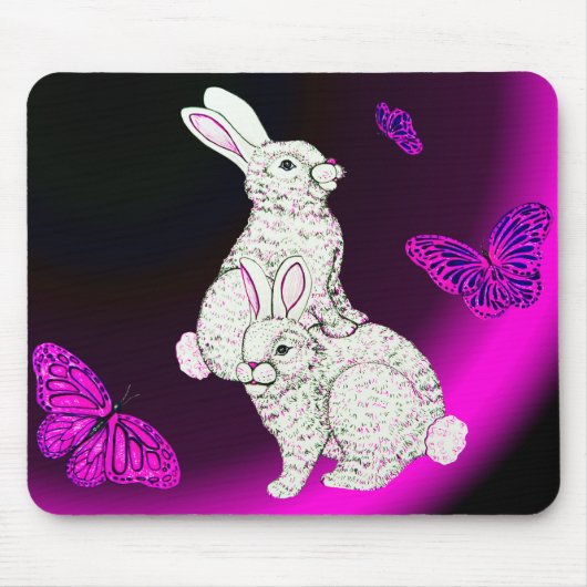 Reichlich Kaninchen Mousepad (Vorne)