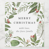 reichlich | Personalisierter Urlaub Weinetikett (Einzelnes Label)