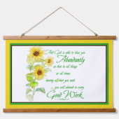 reichlich wandteppich mit holzrahmen (Vorne)