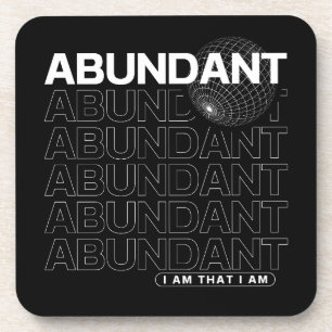 Reichliche Bejahungstypografie Getränkeuntersetzer