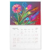Reichliche Blumen durch Julie Richman Kalender (Feb 2027)