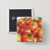 Reichliche Ernte - Heirloom-Tomaten Button (Vorne & Hinten)