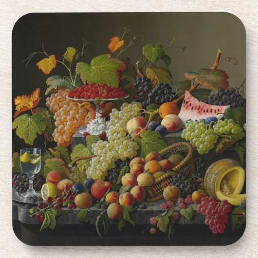Reichliche Frucht, 1858 (Öl auf Leinwand) Untersetzer (Vorderseite)